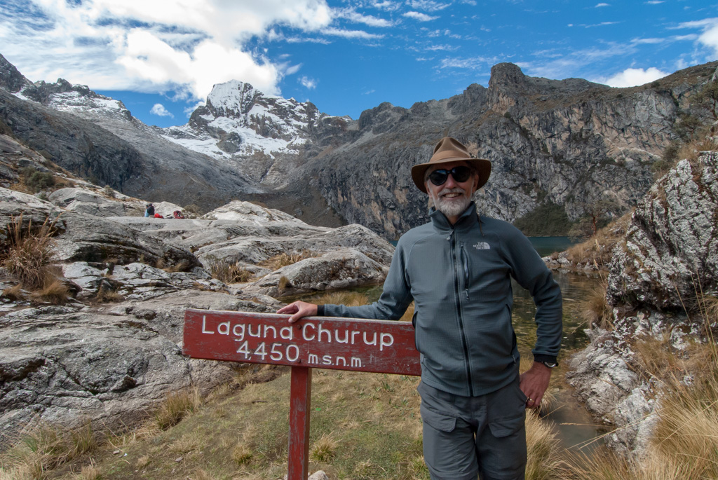 Jim on trek in Peru